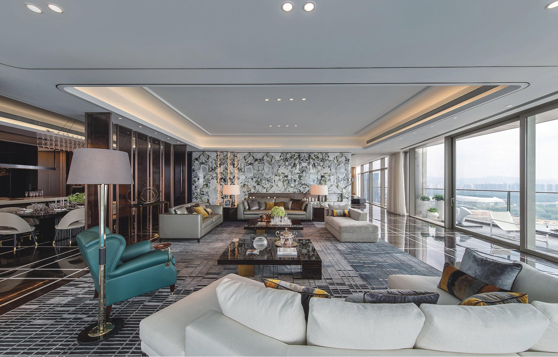 Completed residential art styling project at One Shenzhen Bay